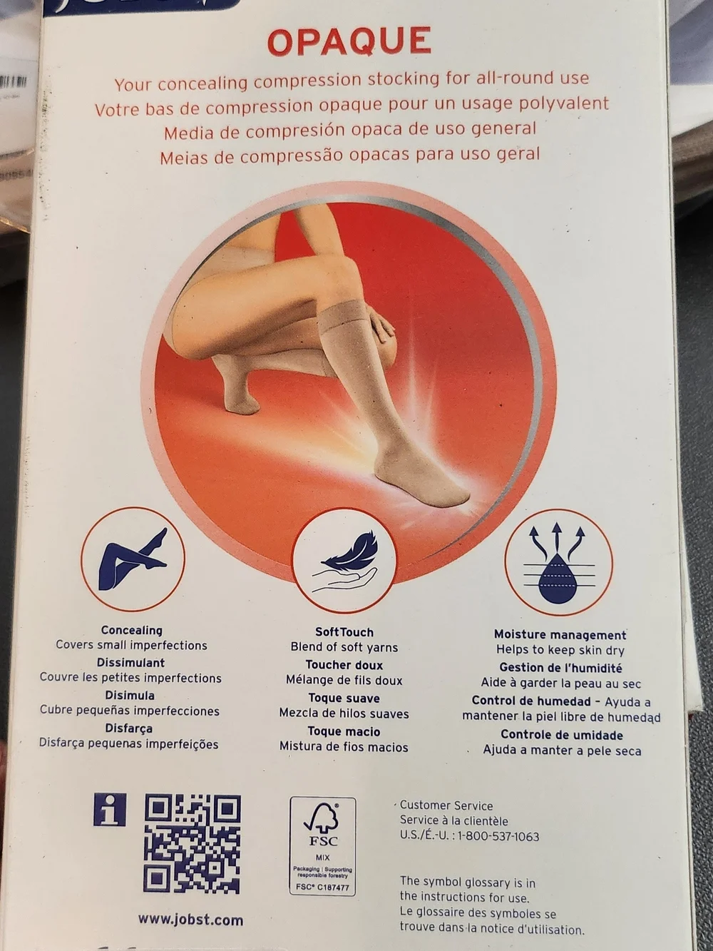 JOBST Opaque Medical Knee-Highs — Beige